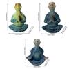 1pc Yoga Meditation Sitting Turtle Animal Statue Outdoor Resin Crafts Home Decoration Accessories
