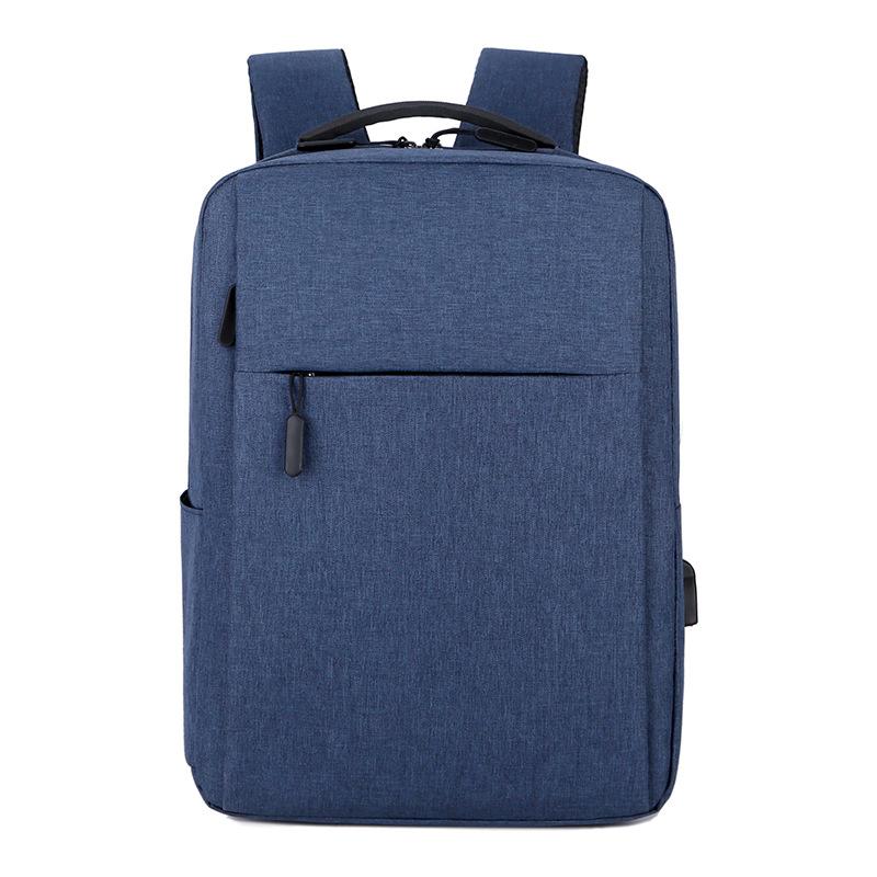 

Business Backpack, Trendy and Casual Schoolbag for Girls, Fashionable Computer Backpack, USB Interface for Men синий