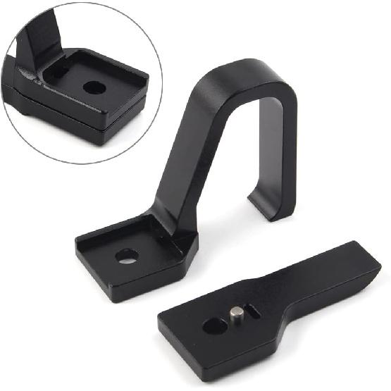 LIRU Motorcycle Front Brake Hose Cable Clamp Aluminum Line Guide Holder Black for Yamaha YZ250F 1994-1996, YZ250F 2000-2003, YZ80 1993-2001, YZ85