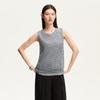 VEROMODA Lurex Sleeveless Round Neck Knit Top