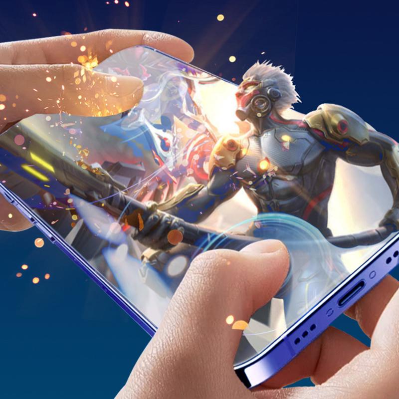 X-LEVEL For iPhone 16 Plus/14 Pro Max/15 Plus Anti-Spy Full Screen Protector 2.5D Silk Printing Full Glue Tempered Glass Film