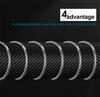 Fluorocarbon Fishing Line 100M Carbon Fiber Monofilament Leader Line 4.13LB-34.32LB Sinking Line for Carp Fishing