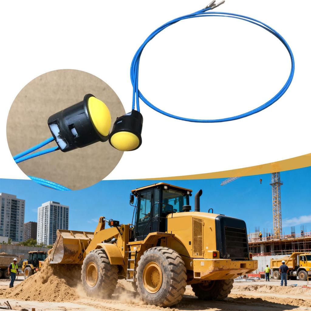 Excavators Joystick Push Button Installation Replacement Assembly with Cable Loader Handle