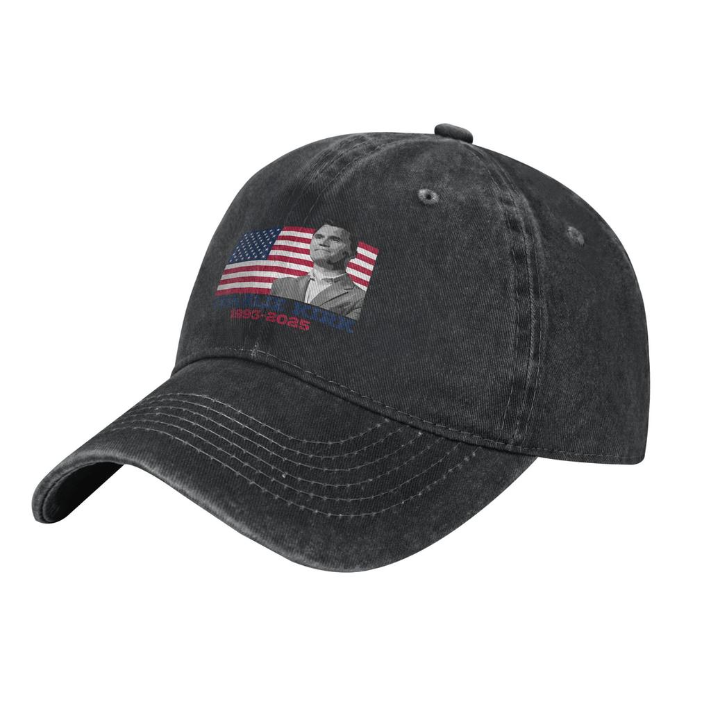 Charlie Kirk Freedom Blood Baseball Caps Distressed Washed RIP Headwear Unisex Style Outdoor Activities Adjustable Fit Hats Cap