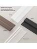 1m TPE Anti-Dust & Noise Reduction Door Bottom Seal, Triple Seal Design, Non-Slip Grooves, Windproof & Soundproof Door Draft