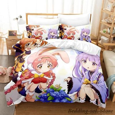 Princess Connect! ReDive Bedding Set Single Twin Full Queen King Size Bed Set Adult Kid Bedroom Duvetcover Sets Anime