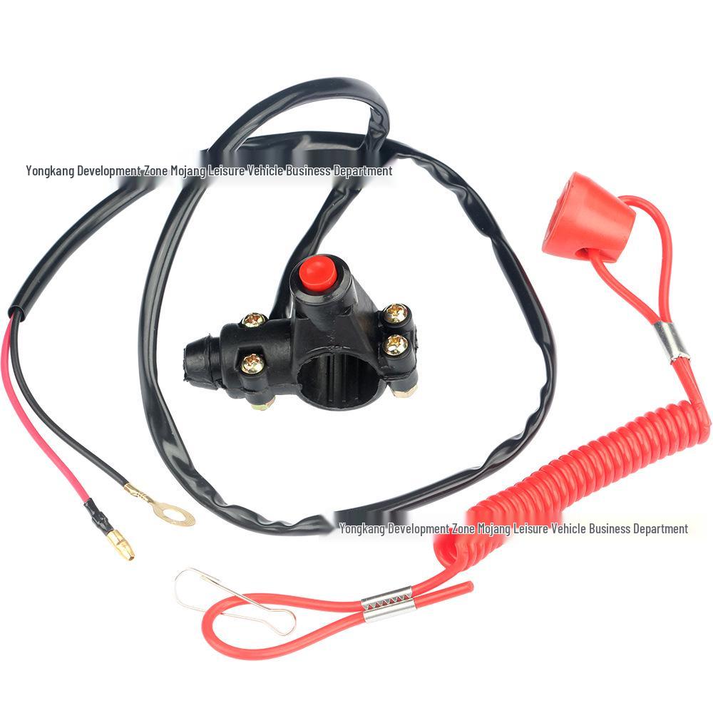 Emergency Stop Double Flameout Switch for Mini Off-Road Motorcycles & ATVs (49CC-250CC)