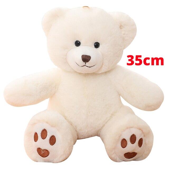 25/35 cm Kawaii Teddybär Plüsch Kissen Spielzeug Schöne Schleife - Knoten Bären Spielzeug Gefüllte Weiche Tier Puppen Kinder Mädchen Weihnachten Valentinstag Geschenk