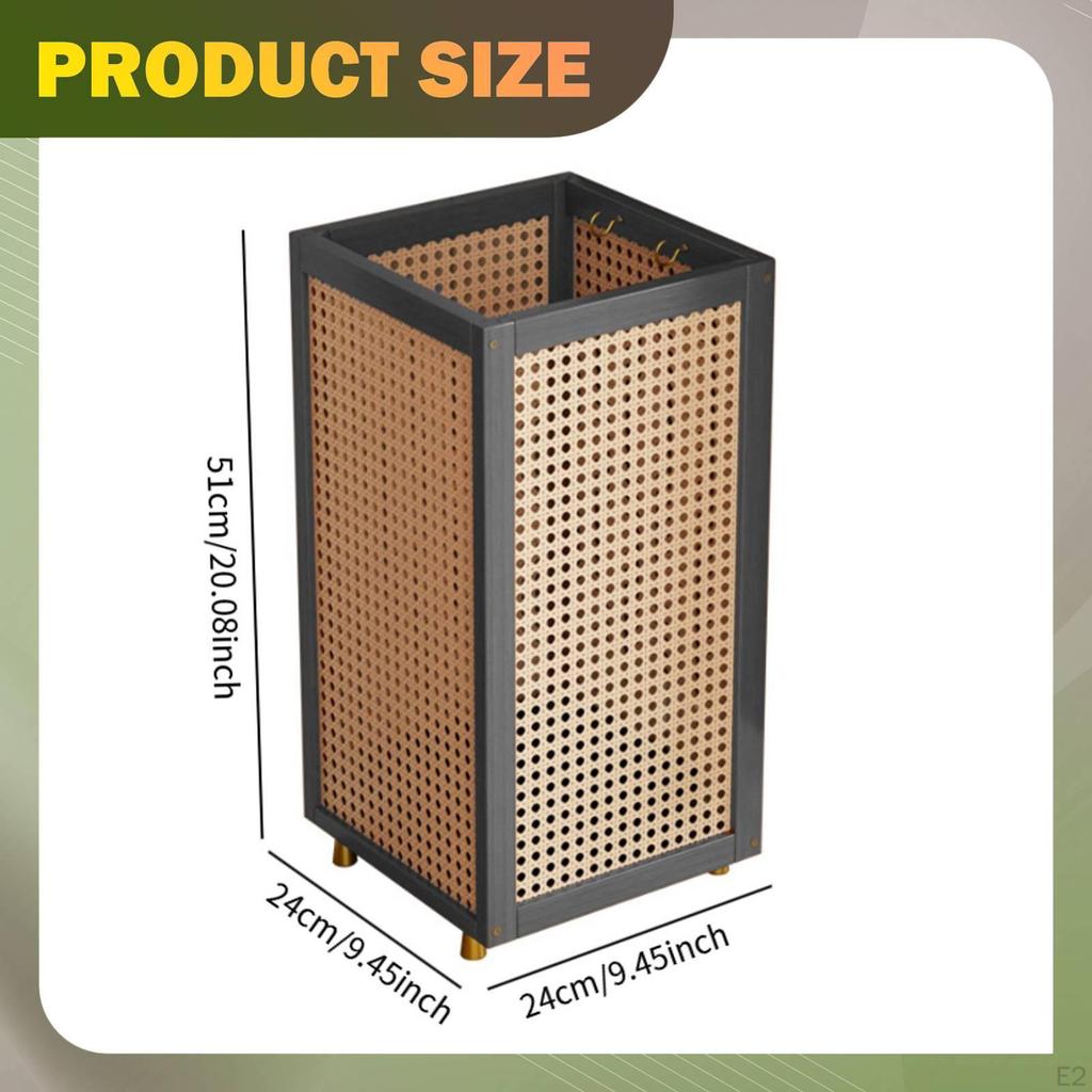 Umbrella Holder Stand Bucket Multipurpose Sturdy Portable Decor Storage Organizer Bin Rack