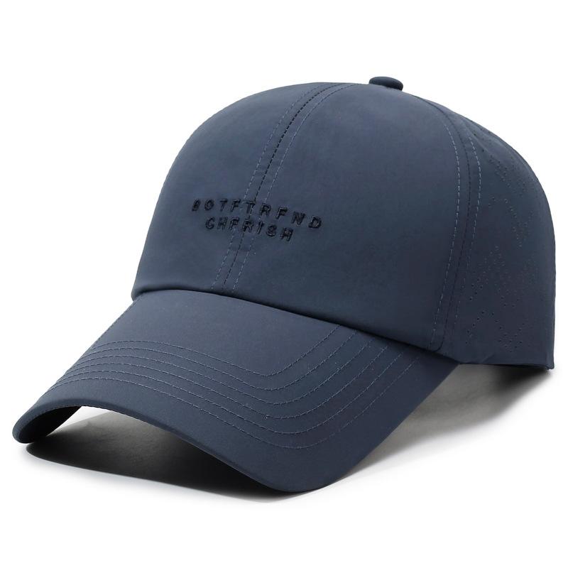 Breathable Quick-Drying Baseball Cap Unisex Sunscreen Cap Letter Embroidery Outdoor Sports Cap