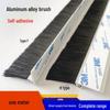 Self-Adhesive Aluminum Door Bottom Seal Brush Strip
