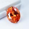 Extremely Rare 7.85 Ct Natural Orange Sapphire   Oval Cut Loose Gemstone