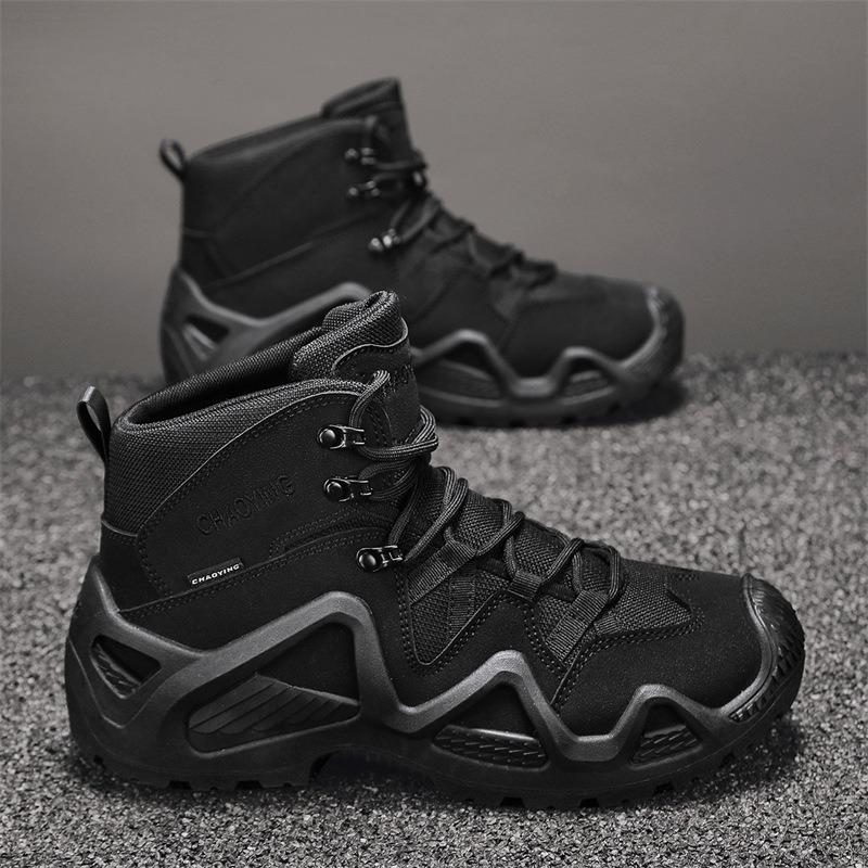 High Top Martin Mountaineering Trend Tooling Shoes Fashion Versatile Casual Men's Shoes Outdoor Hiking Shoes