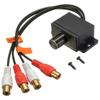Auto-Audio RCA-Lautstärkeregler Inline für Autoradio-Verstärker Audio-Fernbedienung Pegelregelung für Bassverstärkung Einstellknopf