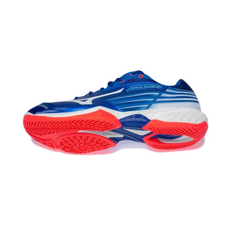 Mizuno Wave Claw 2 Low Top Non-Slip Durable Shock Absorbing Badminton Shoes Unisex Shoes Blue White 71GA211022