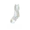 Autumn Bubble Mouth Pile Socks, Floral Loose Mouth Women's Mid-calf Socks and Long Socks