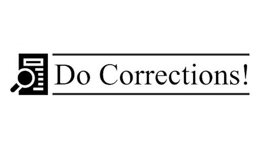 Printtoo Teacher's Stamp Do Correction! Self-Inking Stamp Rubber Stamp Remark for School Classroom & Homework Supplies,42x9 mm