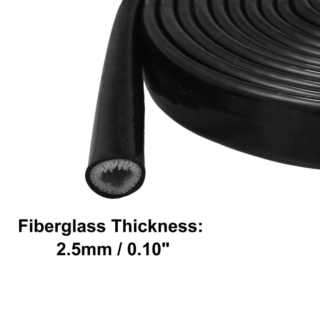 X AUTOHAUX Fuel Hose Protective Cover for Cars, Insulation Pipe, Protective Cover, Heat Shield