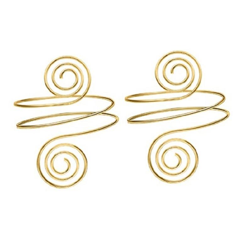 Coil Filigree Arm Chain Cuff Armlet Armband Open Bangle for Beach Arm Chain for Women Teenager Armlet Bangle