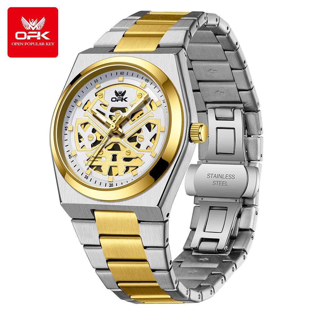 OPK 8188 Men's Watches Luxury Luminous 30m Waterproof Business Man Watch Original Quartz Watch for Man