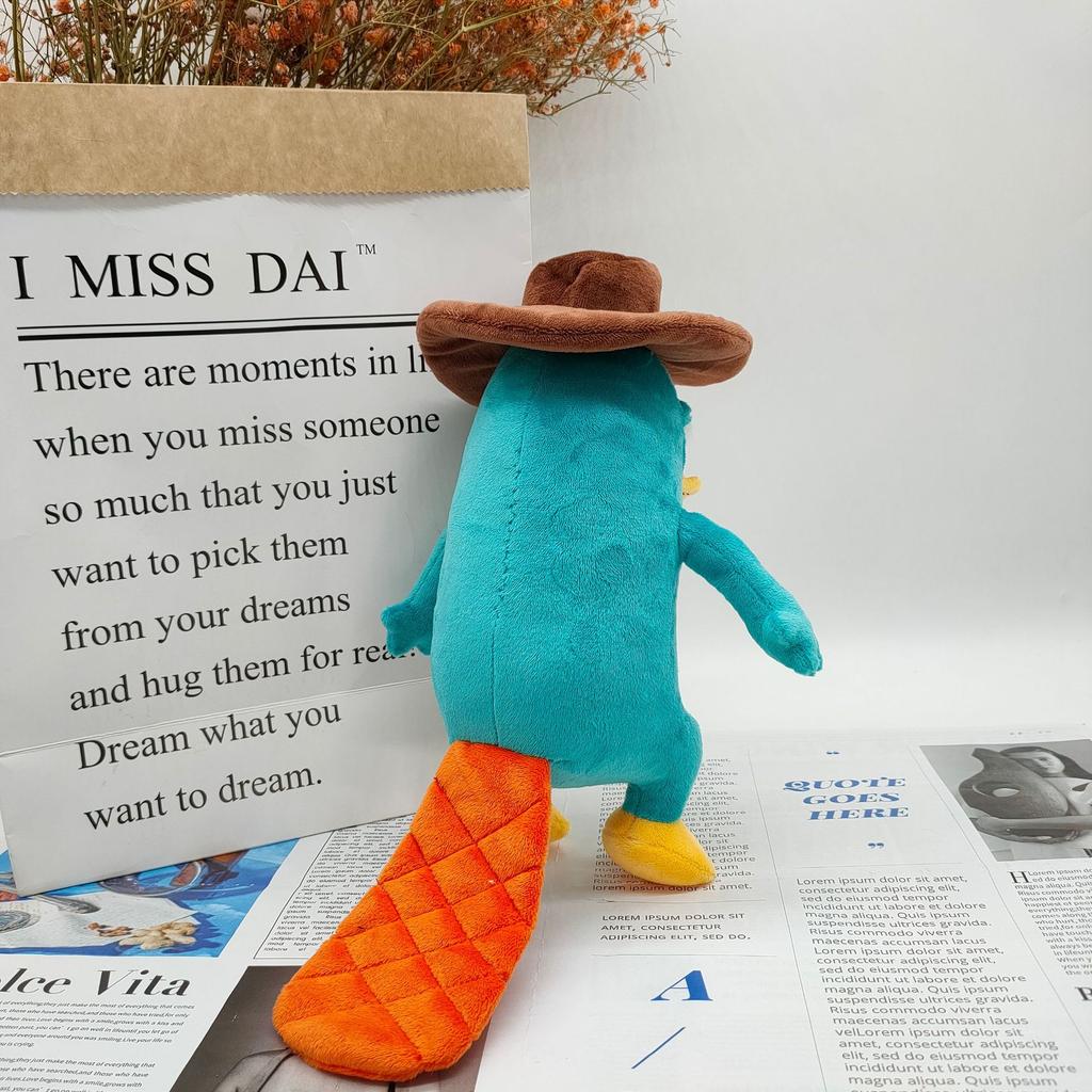 Neue Perry das Schnabeltier Hut Puppe Duckbill Terry Puppe