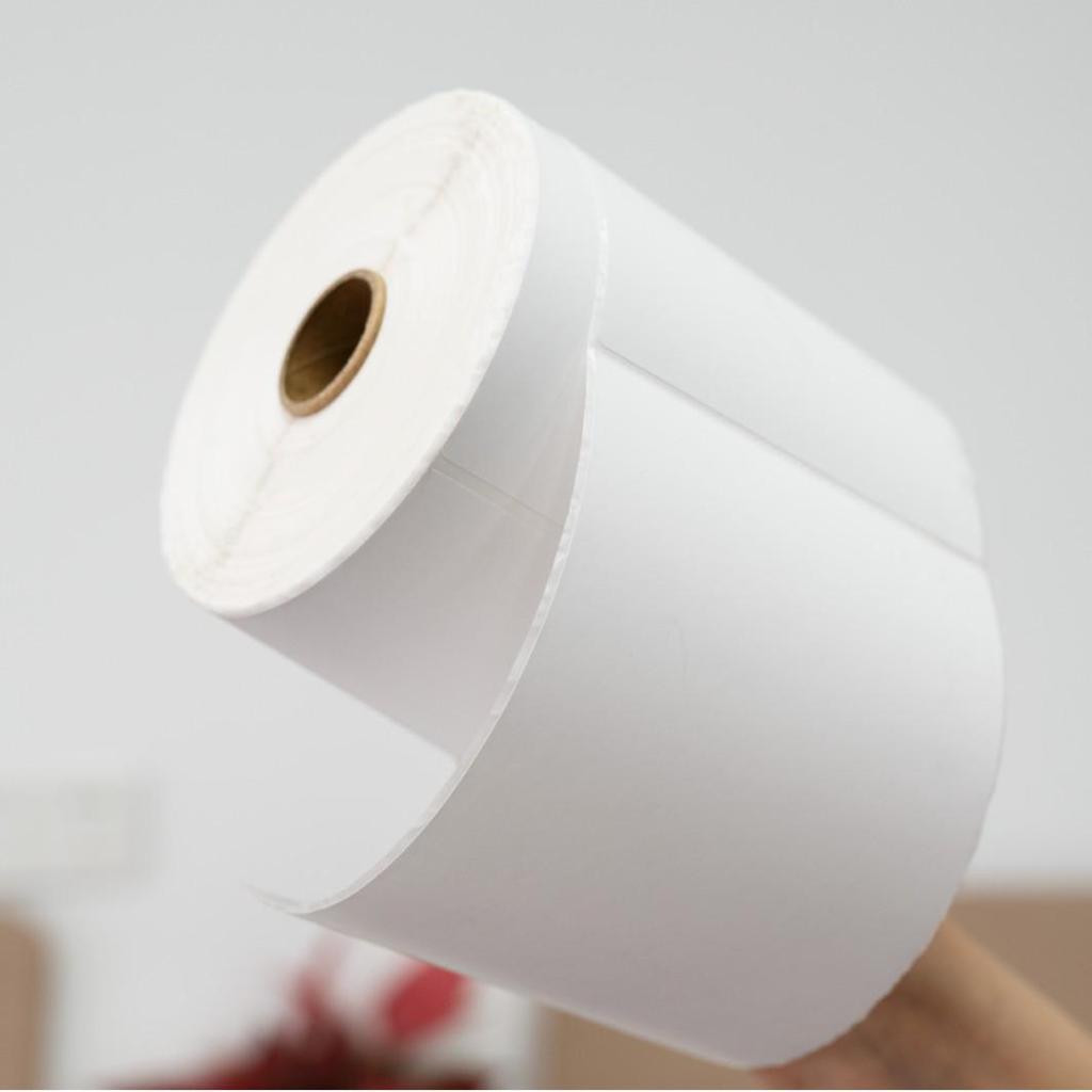 Waterproof Thermal Label Printer Paper - Self-Adhesive and Durable for Supermarkets