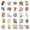 50 Vintage Newspaper Collage Stickers: Waterproof, Artistic DIY Decor for Journals & Computers