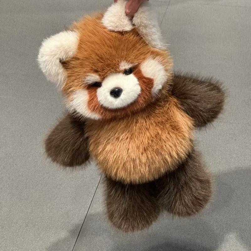 Kawaii Highland Raccoon Plush Toy 55Cm - Huggable Running Deer Stuffed Animal Made With Premium Soft Fabric, Soothing Companion