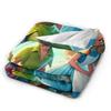 Peter Pan Tinker Bell Blanket  Wool Awesome Warm Throw Blankets for Bedding Lounge  Winter