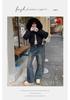Women's Winter High Waist Hooded Short Jacket with Removable Fur Collar