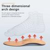 Genuine Leather Orthotic Insoles with Arch Support Breathable Shoe Inserts Plantar Fasciitis Heel Pain Relief Pads for Men Women