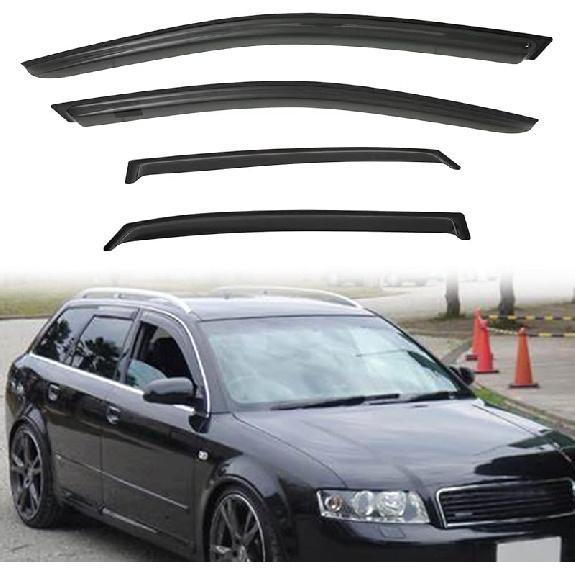In-Channel Rain Guards Compatible With 2001-2005 Sport Trac 1997-2001 Mercury Mountaineer 1991-2001 Explorer Side Window Visor Wind Deflector Vent