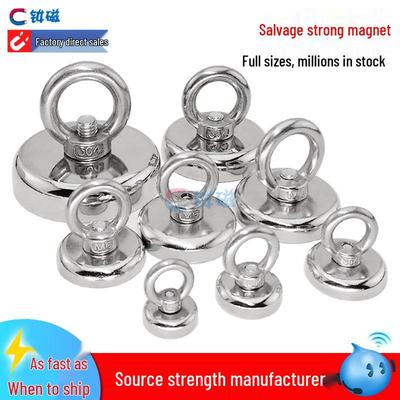 Strong Neodymium Iron Boron Salvage Magnet with Suction Cup