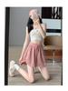 Ice Silk Women's Wide-Leg Sports Shorts, Summer Casual High-Waisted, Versatile Running Outerwear - Single/Double Three-Quarter Length