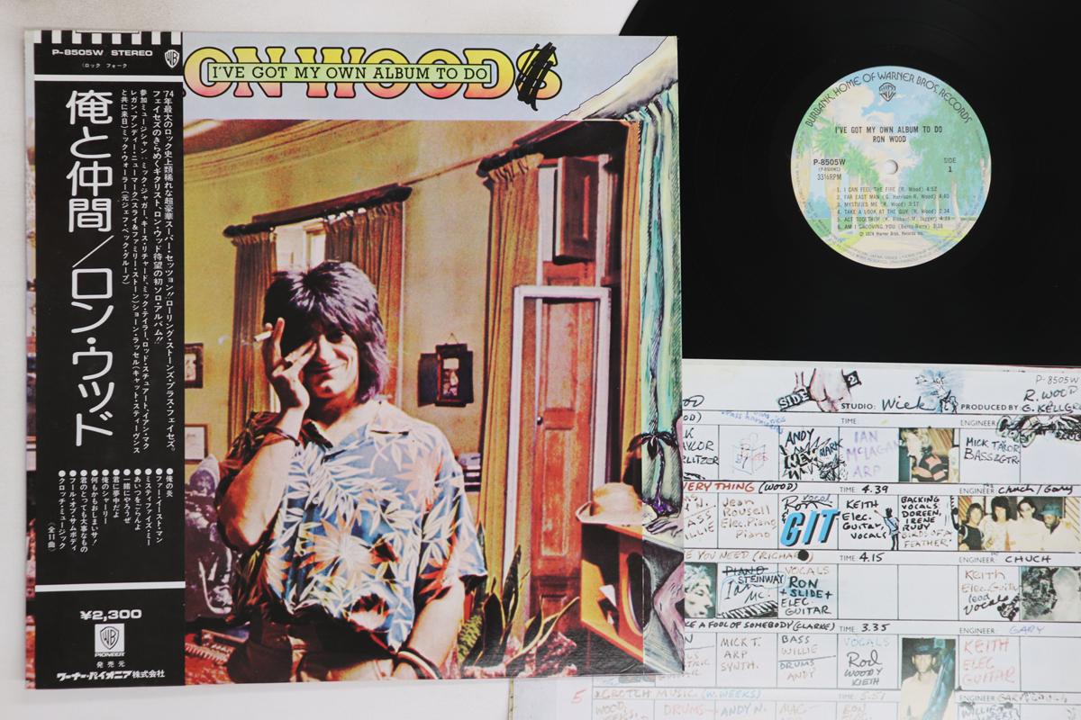 

LP Record RON WOOD - I ve Got My Own Album To Do P8505W WARNER BROS 1974 Japan Obi Rock Used