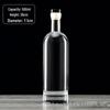 375ml High-Grade Frosted Glass Bottle for Vodka, Ice Wine, or Red Wine