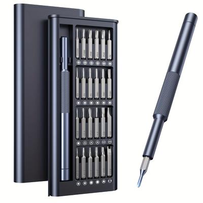 25-in-1 Kleines Präzisionsschraubendreher-Set, Professionelles Magnetisches Mini-Reparaturwerkzeug-Set für Telefon, Computer, Uhr, Laptop, Elektronischer Schraubendreher