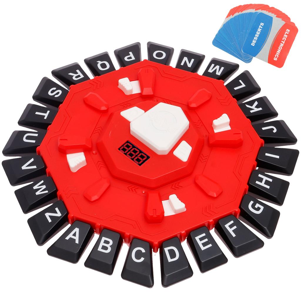 Word Game Family Board Game With Digital Display Timer For Kids Adults 220 Themed Categories Letter Pressing Board Game Gift