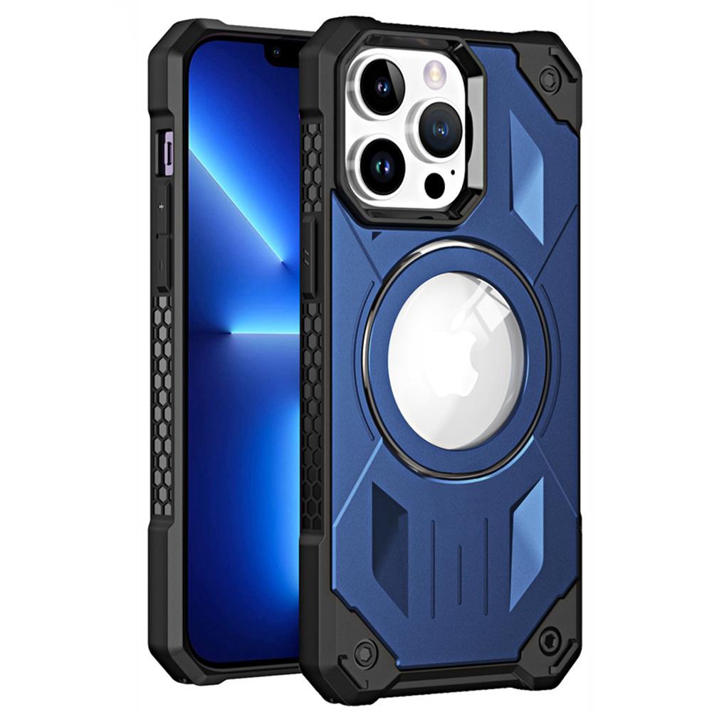 iPhone 14 Pro Heavy Duty MagSafe Case, Navy Blue