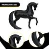 Carved Horse Statue, Animal Figurine, Modern Design, Office Decoration, Craft, Contemporary Art,