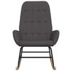 Vidaxl Rocking Armchair, Dark Grey, Upholstered In Fabric