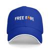 FREE FIRE LOGO BASEBALL CAP BLACK WITH FLAME DESIGN UnisexS ADJUSTABLE HAT FASHION SPORTS ACCESSORY FOR OUTDOOR ACTIVITIES