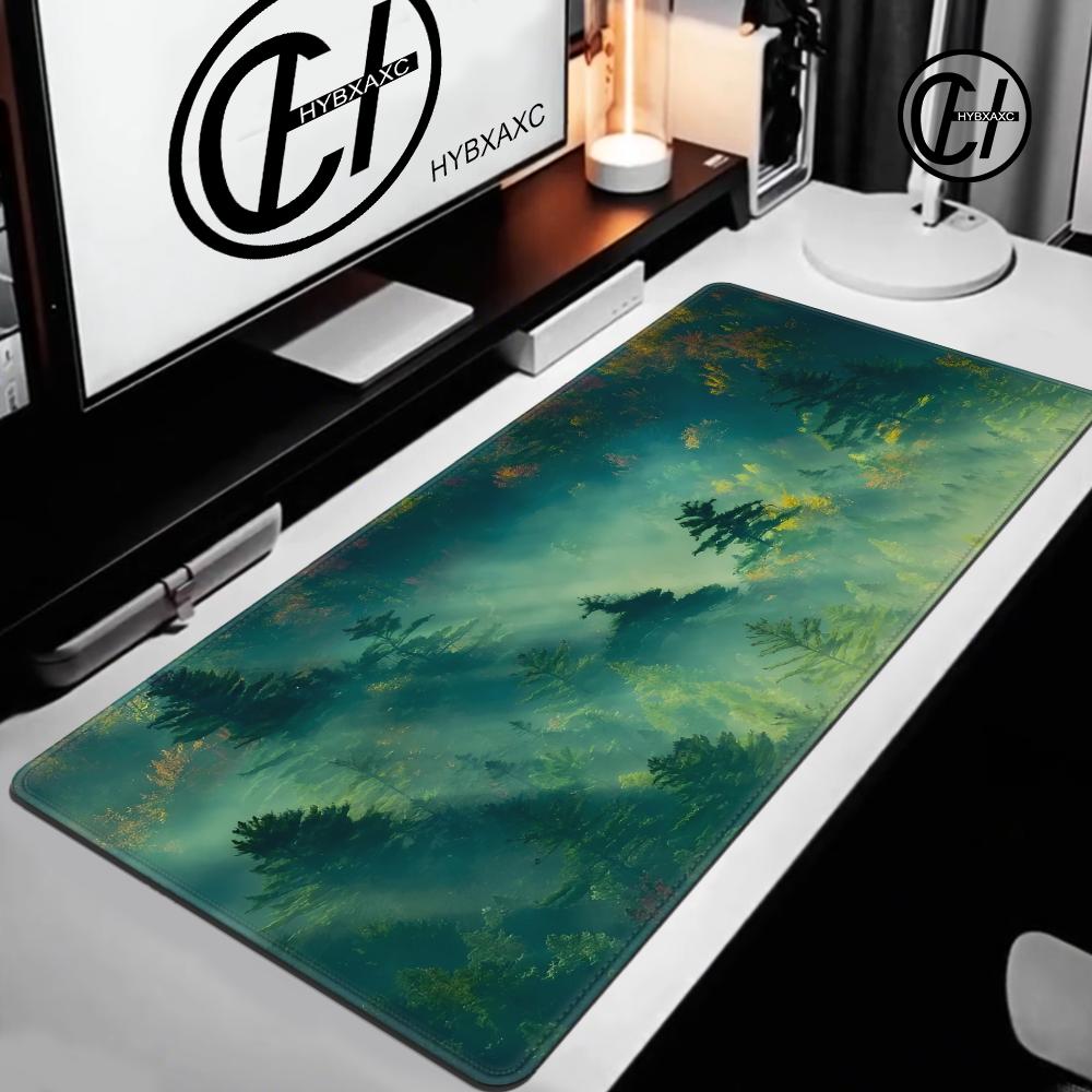 Mouse Pad Cute HD Desk Pad Extended Gaming Keyboard Mats Large 90x40cm XXL Nature Landscape Gamer Mousepad