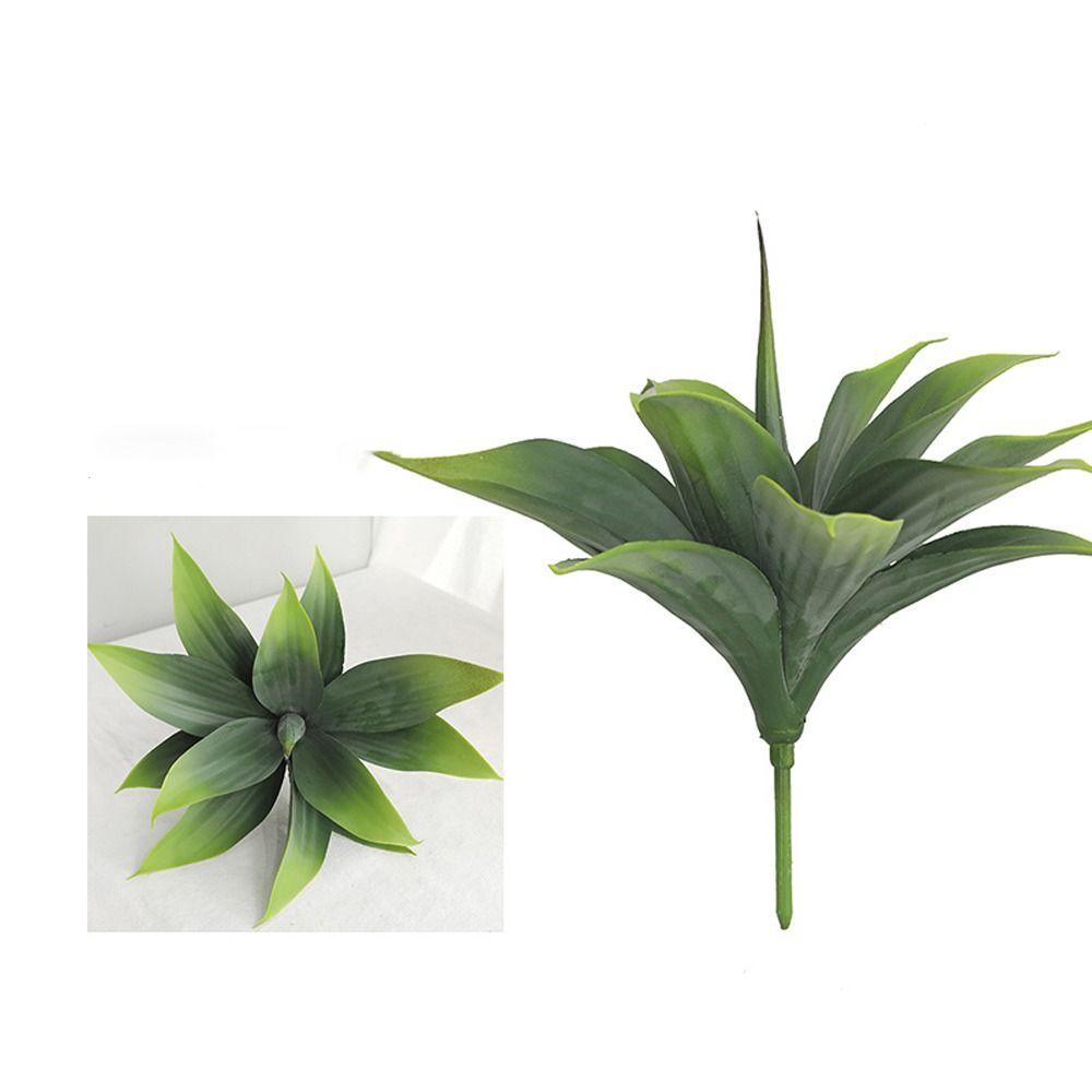 Plastic Artificial Agave Plants Branch Realistic Fake Green Plant  Holiday Party Wedding