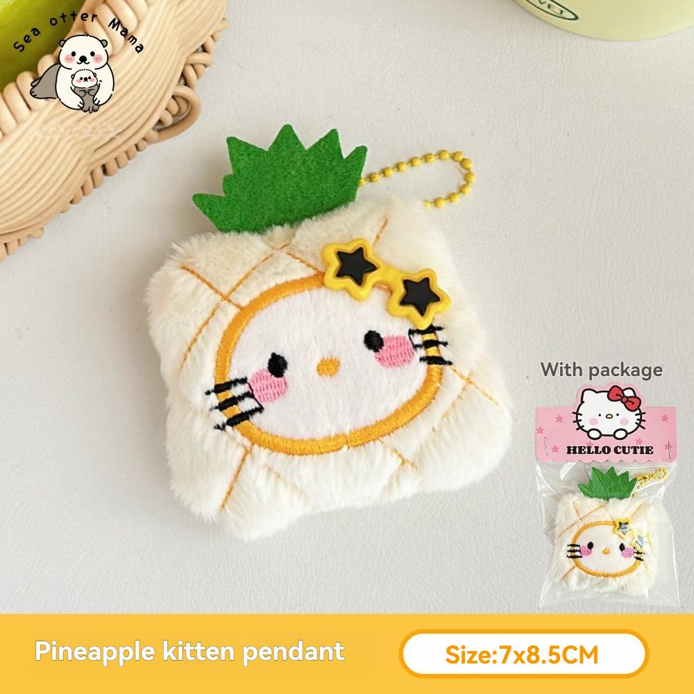 

1/3 Pcs Sanrio Hello Kitty Fruit Cat Pendant, Keychain, Backpack Pendant