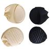 1 Pair Women Sheer Mesh Toe Cover with Padding Non-Skid Bottom Toe Topper Liner Forefoot Pads Cushion Half Socks Insoles