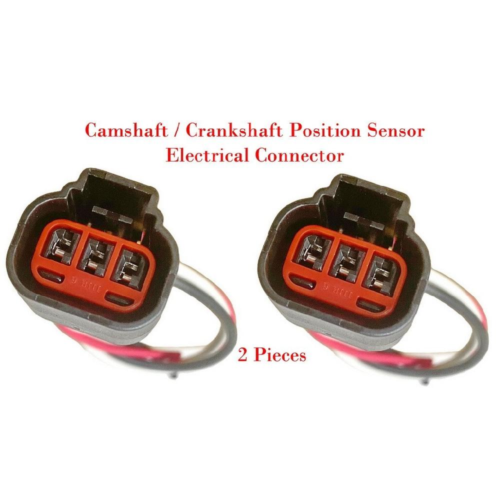 2 x Connector of Camshaft / Crankshaft Position Sensor Fits: Mazda 3 5 6 CX7 MX5