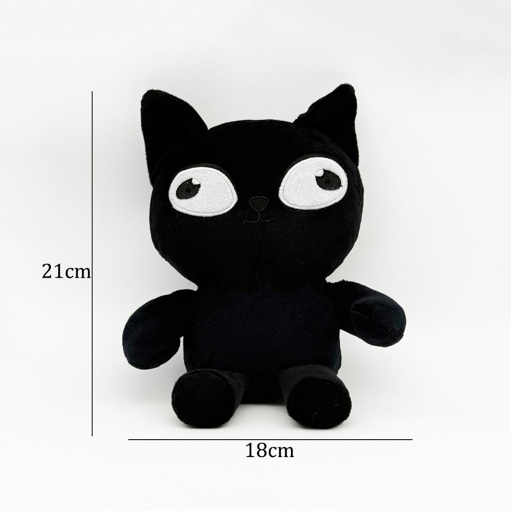 TreasuringU New The Forge Tomo Plush Toys Cartoon Monkey Stuffed Dolls Black Cat Soft Plushie Toy Game Birthday Gifts