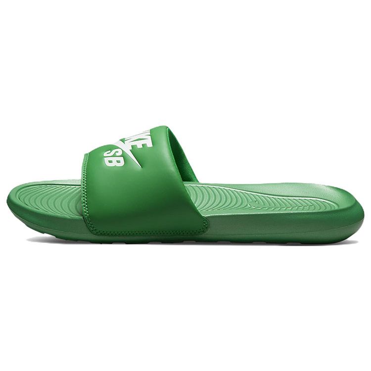 

Мужские кроссовки Nike Victori One Slide Lucky Green белые DR2018-300