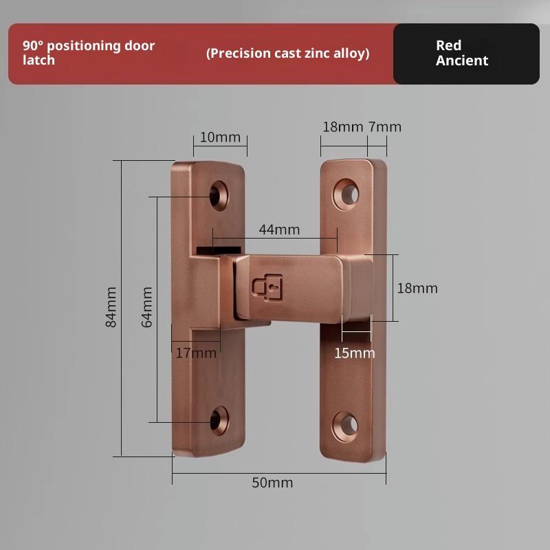 Riegel Riegel Innentür Nicht-Stanz Türschloss Badezimmer Schiebetür Schnalle Schiebetür Schnapper Altmodisch Aufputz Zimmertür